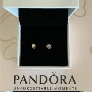 ❤SOLD❤ Pandora Evil Eye & Hamsa Mini Earrings
